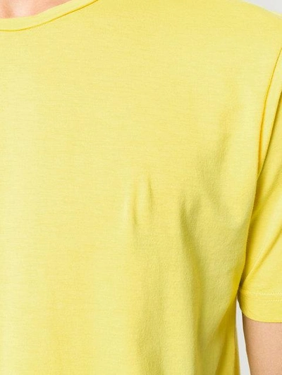 Shop Aspesi Short Sleeved T In Yellow & Orange