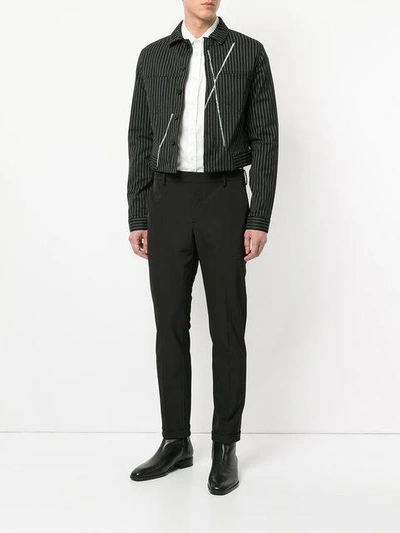 Shop Haider Ackermann Jeans Jacket Halite In Black