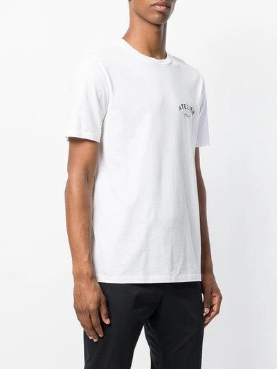 Maison Margiela Atelier White Cotton T shirt In Bianco ModeSens