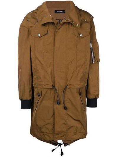 Shop Dsquared2 Trench Coat