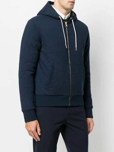 Shop Moncler Maglia Zipped Hoodie In 760