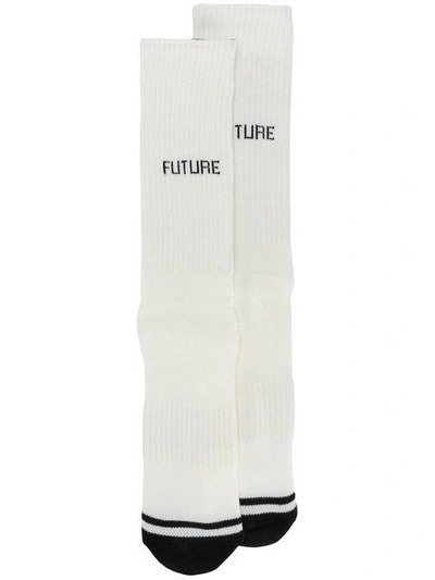 Shop Necessary Anywhere Future Socks  In White