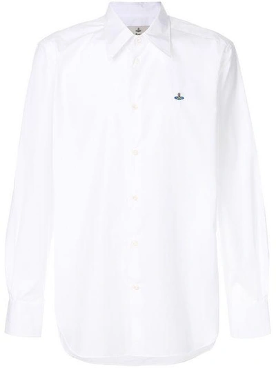 Shop Vivienne Westwood Firm Poplin Cutaway Shirt