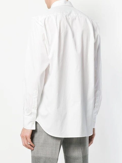 Shop Vivienne Westwood Firm Poplin Cutaway Shirt
