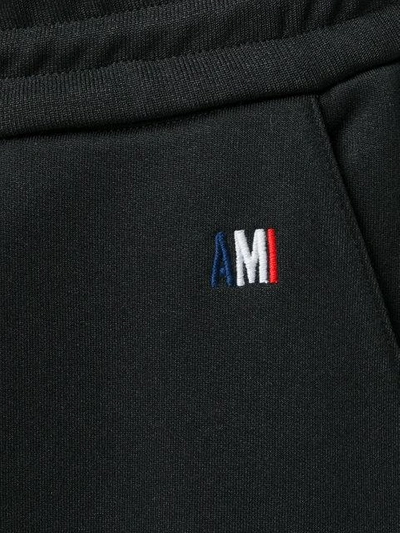 Shop Ami Alexandre Mattiussi Trackpants In Black