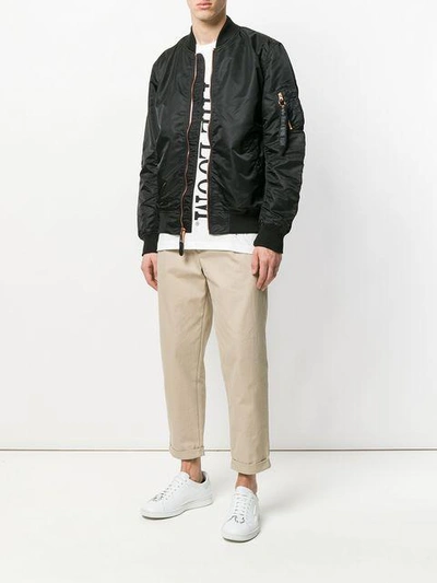 Alpha Industries Ruched Bomber Jacket