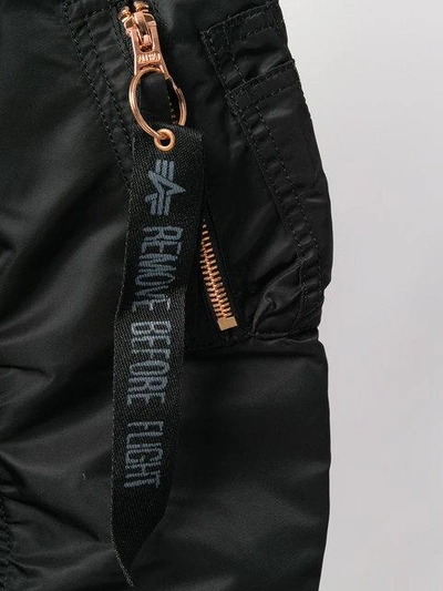 Alpha Industries Ruched Bomber Jacket