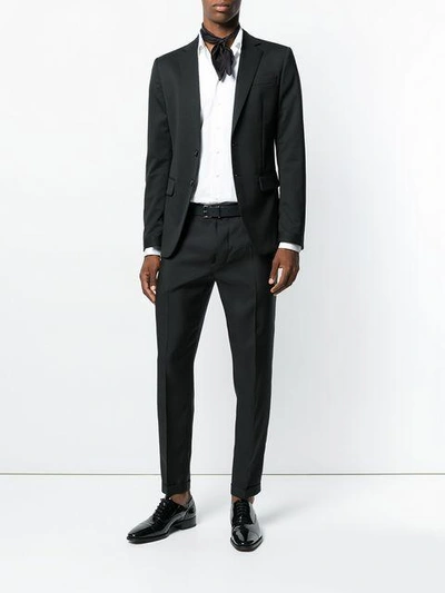 Shop Dsquared2 Button-up Suit Trousers In Black
