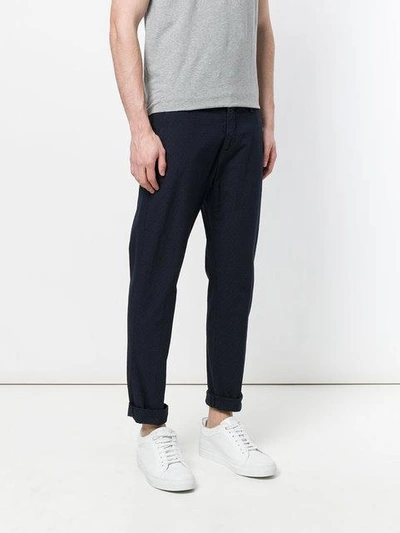 Shop Dondup Classic Chinos - Blue