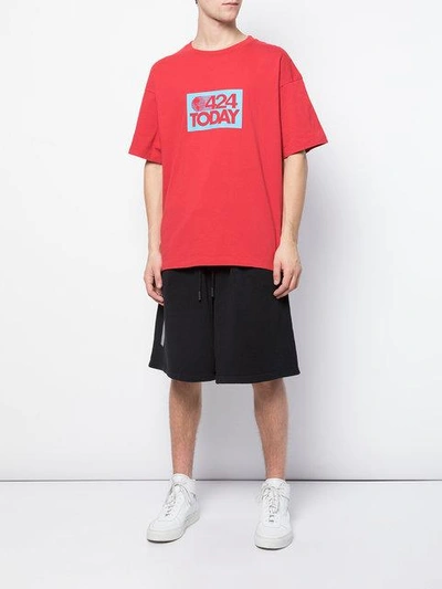 424 Today T-shirt In Red