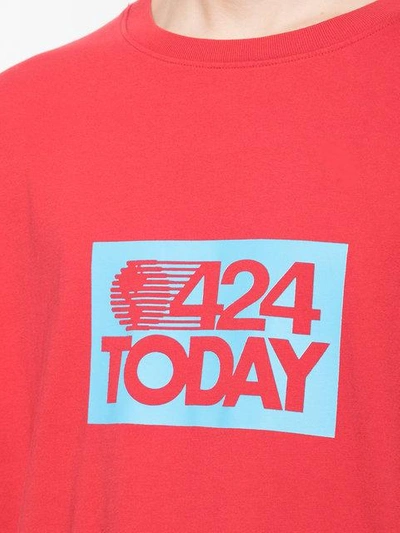 424 Today T-shirt In Red