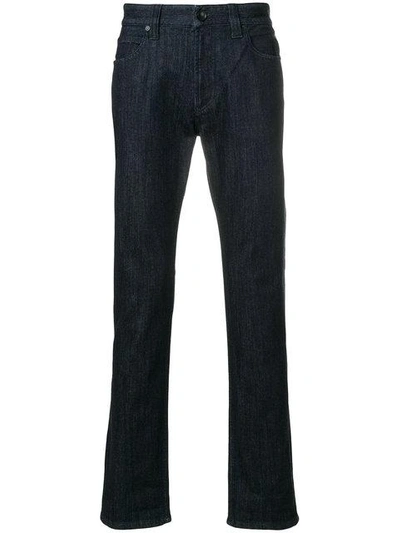 Shop Giorgio Armani Stretch Straight Leg Jeans