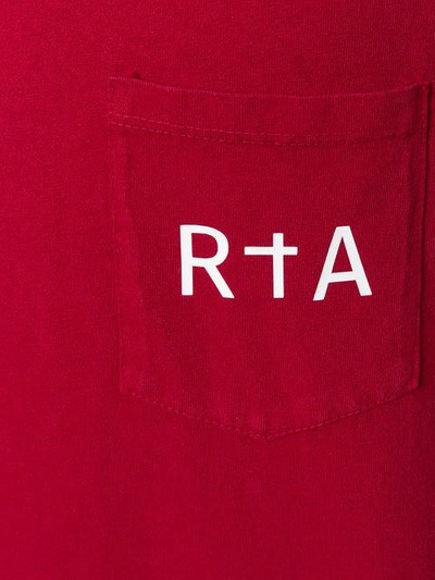 Shop Rta Logo Print T In Red