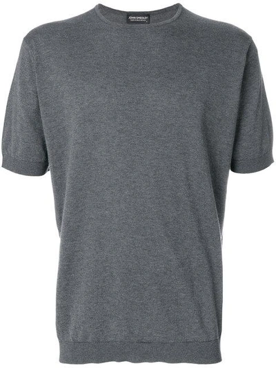 Shop John Smedley Classic Short-sleeve T-shirt