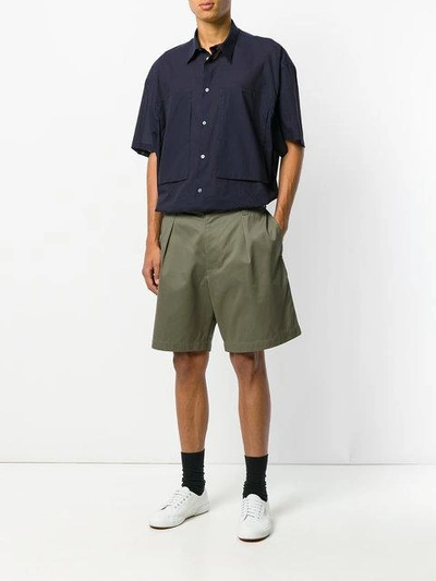 Shop E. Tautz Tailored Shorts In Green