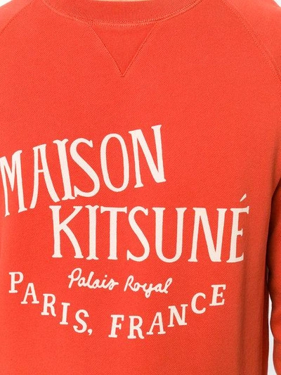 Shop Maison Kitsuné Printed Sweatshirt