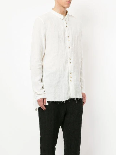 Shop Aleksandr Manamïs Frayed Long In White