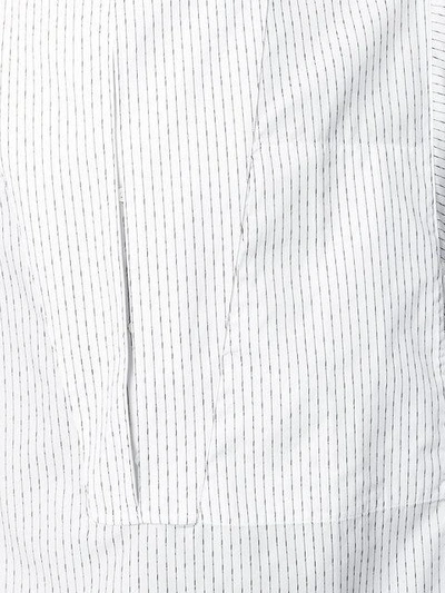Shop Lemaire Stripe Pull-over Fitted Shirt