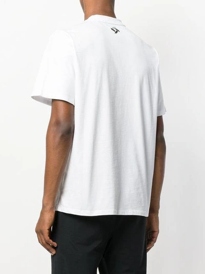 Shop Msgm Printed T-shirt - White