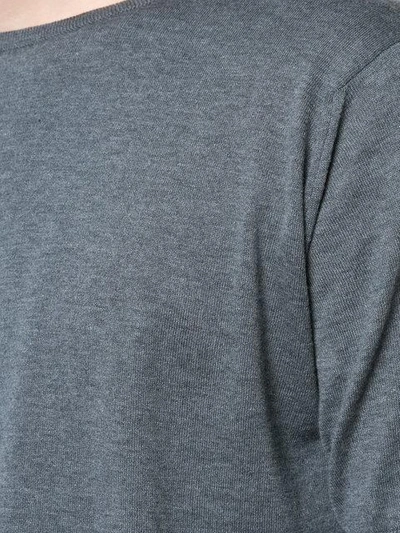 Shop John Smedley Short Sleeve T-shirt In Grey