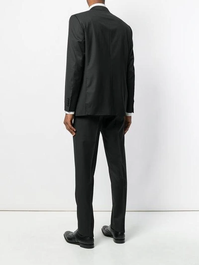 Shop Canali Two Piece Suit In Black