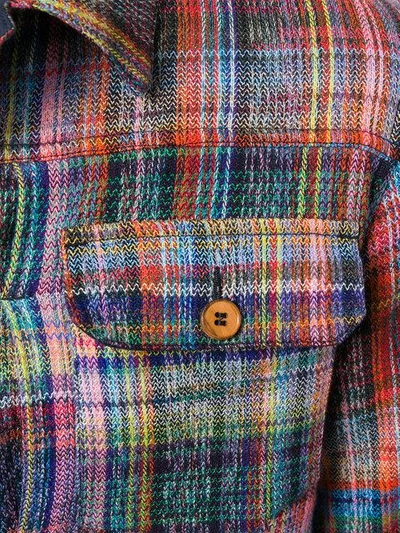 Shop Missoni Intarsia Knit Shirt Jacket