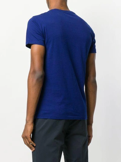 Polo Ralph Lauren Crew Neck Short Sleeves Soft Fabric T-shirt In Blue