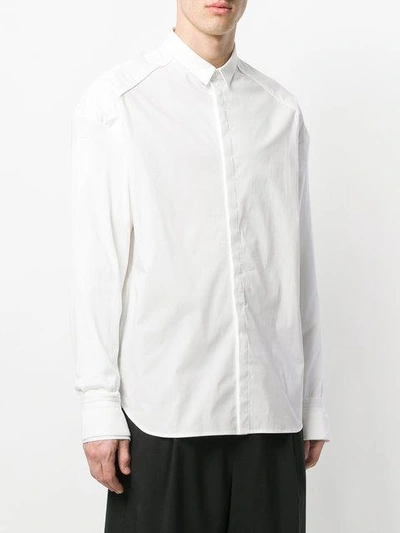 Shop Juunj Plain Oversized Shirt In White