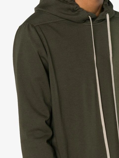 Shop Rick Owens Drkshdw Drawstring Hooded Sweatshirt