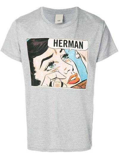 Shop Herman Sad Girl Print T-shirt