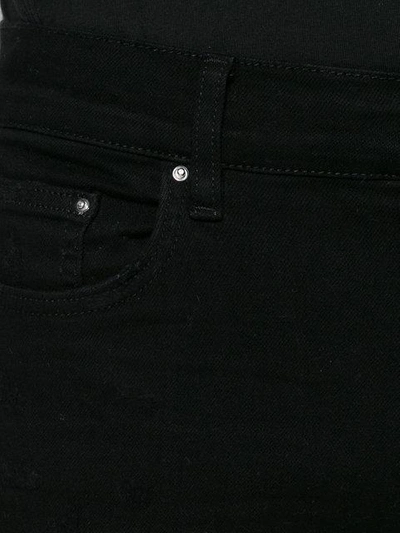 Shop Amiri Broken Jeans In Black