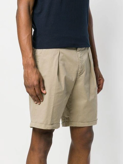 Shop Dondup Designer Tailored Shorts - Neutrals In Nude & Neutrals