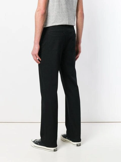 Shop Hannes Roether Clewe Trousers In Black