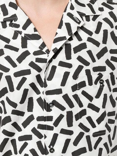 abstract print shirt