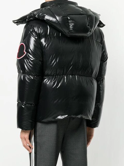 Shop Moncler Glossy Padded Jacket