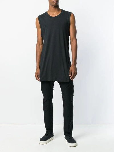 Shop Alexandre Plokhov Sleeveless T-shirt - Black