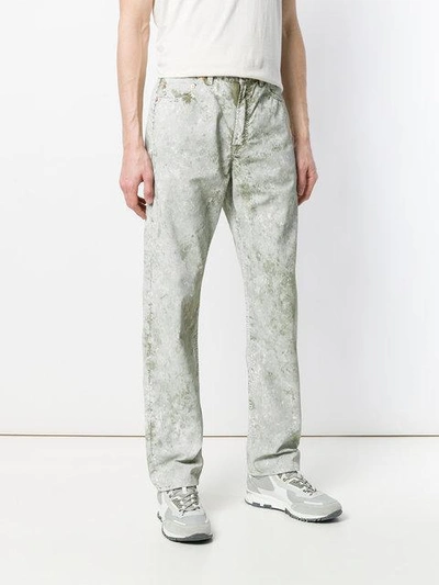Shop Our Legacy Faded Regular Trousers - Green