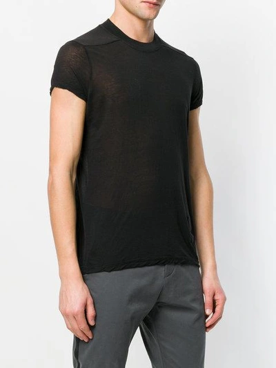 Shop Rick Owens Drkshdw Sheer T-shirt In Black