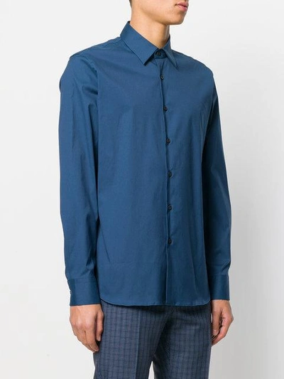 Shop Prada Classic Long Sleeve Shirt