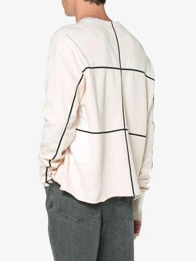 Shop Maison Margiela Atelier Knit Sweater - Neutrals