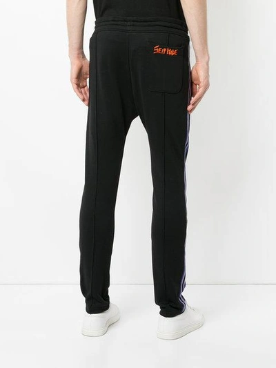 Shop Selfmade By Gianfranco Villegas Side Stripe Track Pants