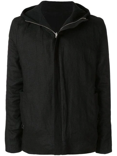 reversible hooded jacket