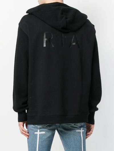 Shop Rta Hooded Sweater - Black