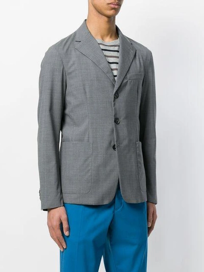 Shop Barena Venezia Tailored Blazer In Grey