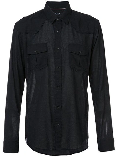 Shop Osklen Travel Shirt In Black