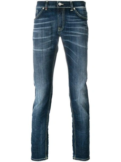 Shop Dondup Faded Straight Leg Jeans