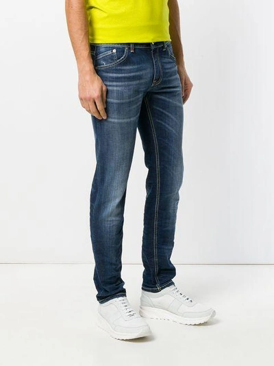 Shop Dondup Faded Straight Leg Jeans