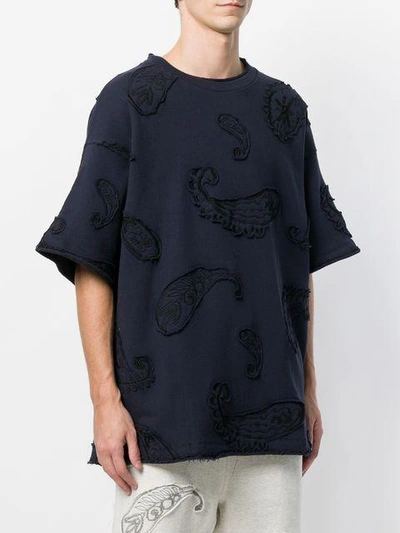 Shop Wooyoungmi Embroidered Applique T