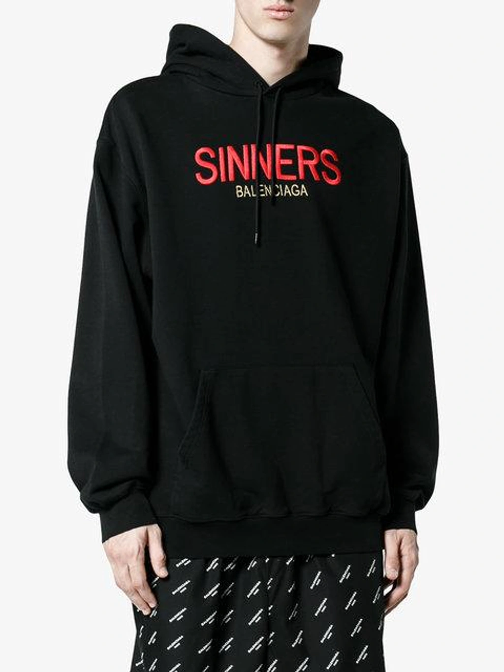 Balenciaga sinners hoodie grey deals