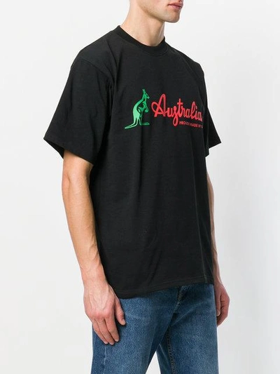 Shop Gcds Slogan-print T-shirt In Black